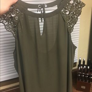 EXPRESS Olive top